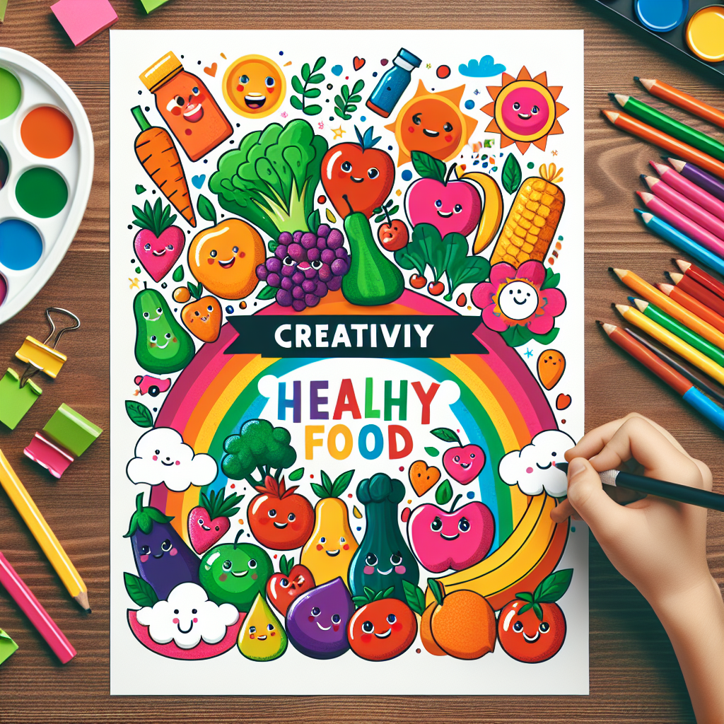 Kreativitas Warna-warni dalam Poster Makanan Sehat untuk Anak-Anak